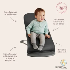 Babysitter Bliss Vävd Klassisk Quilt - Antacit