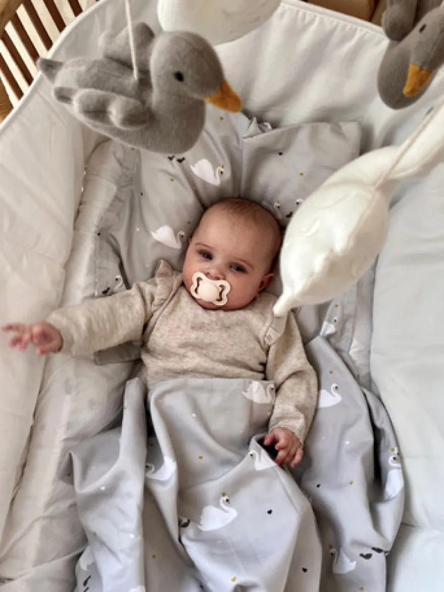 Baby sängkläderj - Swandersen 70x80 cm.