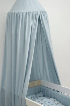 Baby sängkläder 70x80, Dino Blue fog
