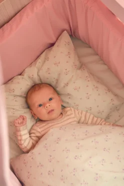 Baby sängkläder 70x80, Misty Rose
