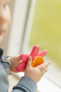 Baby spinners med sugkopp - 3-pack - Pink