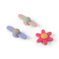 Baby spinners med sugkopp - 3-pack - Pink