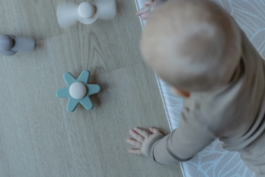 Baby Spinners med Sugkopp - 3-pack