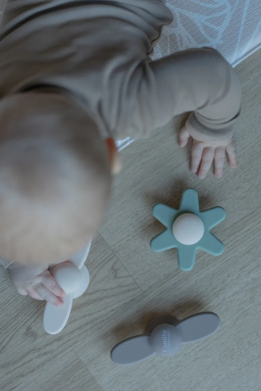 Baby Spinners med Sugkopp - 3-pack
