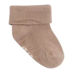 Babystrumpor med ABS 3-pack - Beige