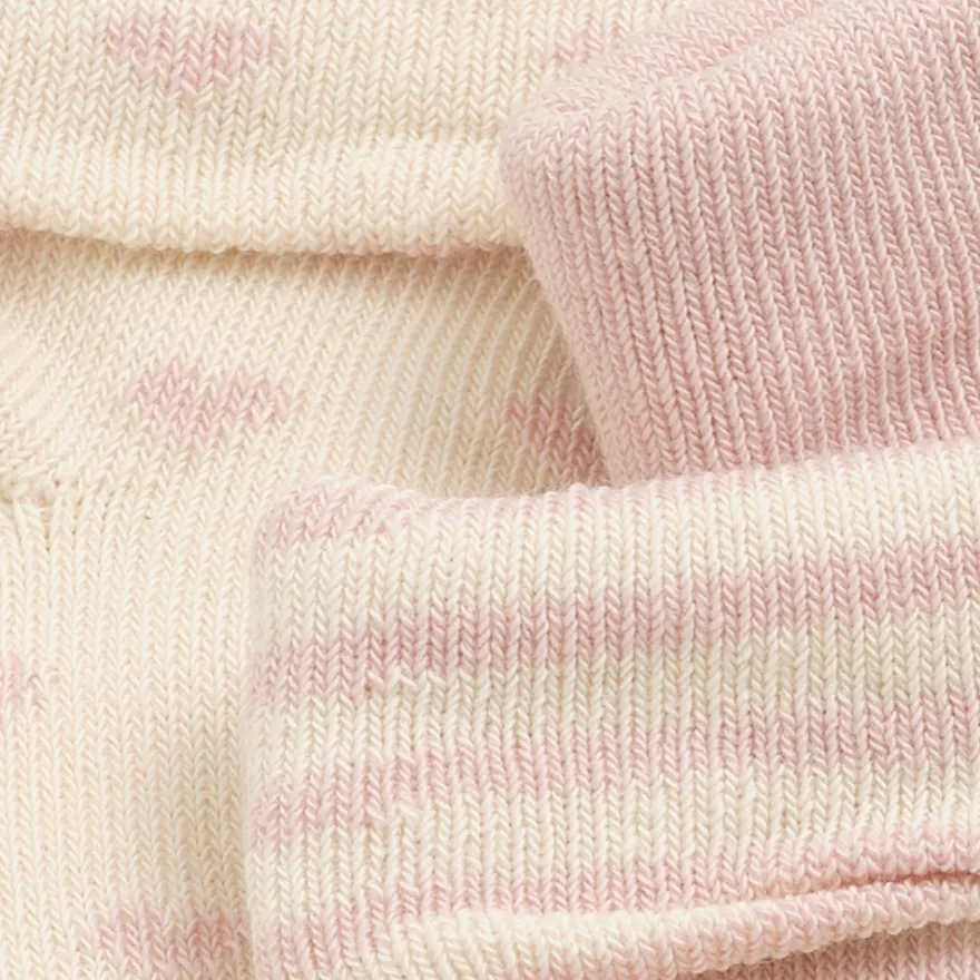 Babystrumpor med ABS 3-pack - Rosa