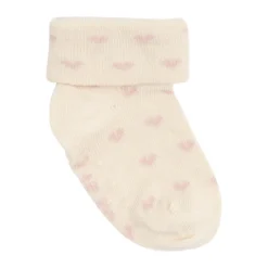 Babystrumpor med ABS 3-pack - Rosa