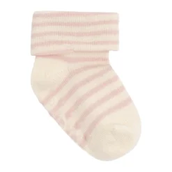 Babystrumpor med ABS 3-pack - Rosa
