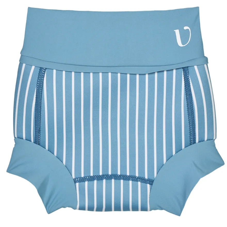 Badblöja neopren - Striped - Blue Shadow