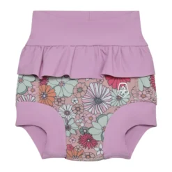 Badblöjor m. Volanger - Lavender Mist
