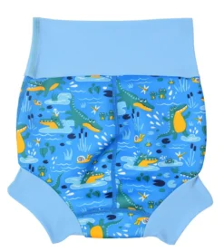 Badbyxor Happy Nappy - Crocodile Swamp Blue