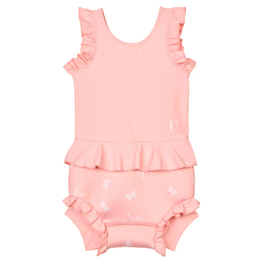 Baddräkt neopren - Butterfly & Bow - English Rose