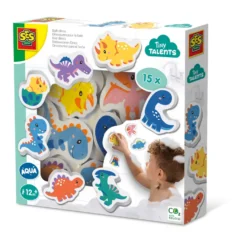 Badfigurer i Skum Dinosaurier
