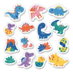 Badfigurer i Skum Dinosaurier