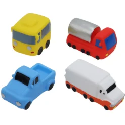 Badleksaker Bilar 4-pack