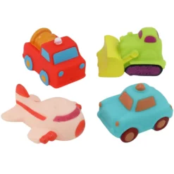 Badleksaker Trafik 4-pack