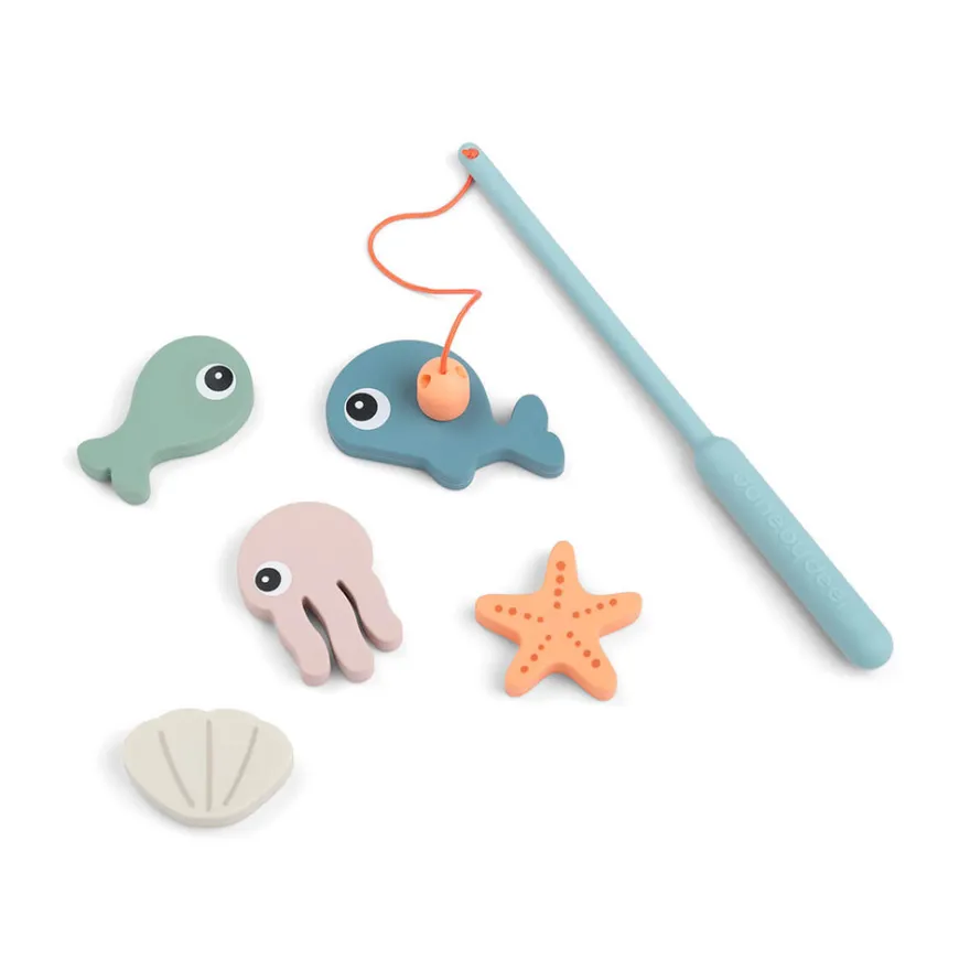 Bad- och fiskeleksaker Sea friends Färgmix