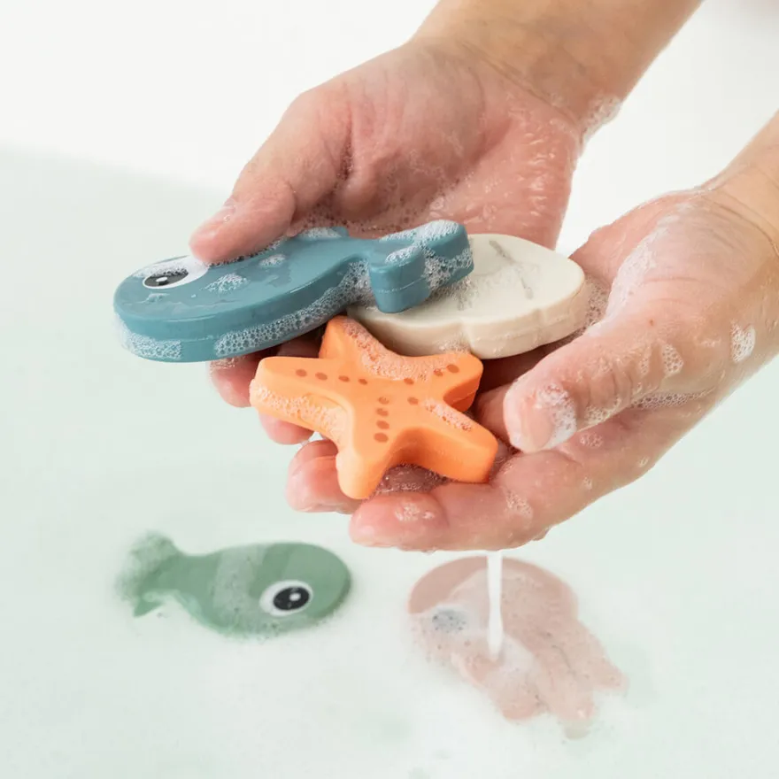 Bad- och fiskeleksaker Sea friends Färgmix
