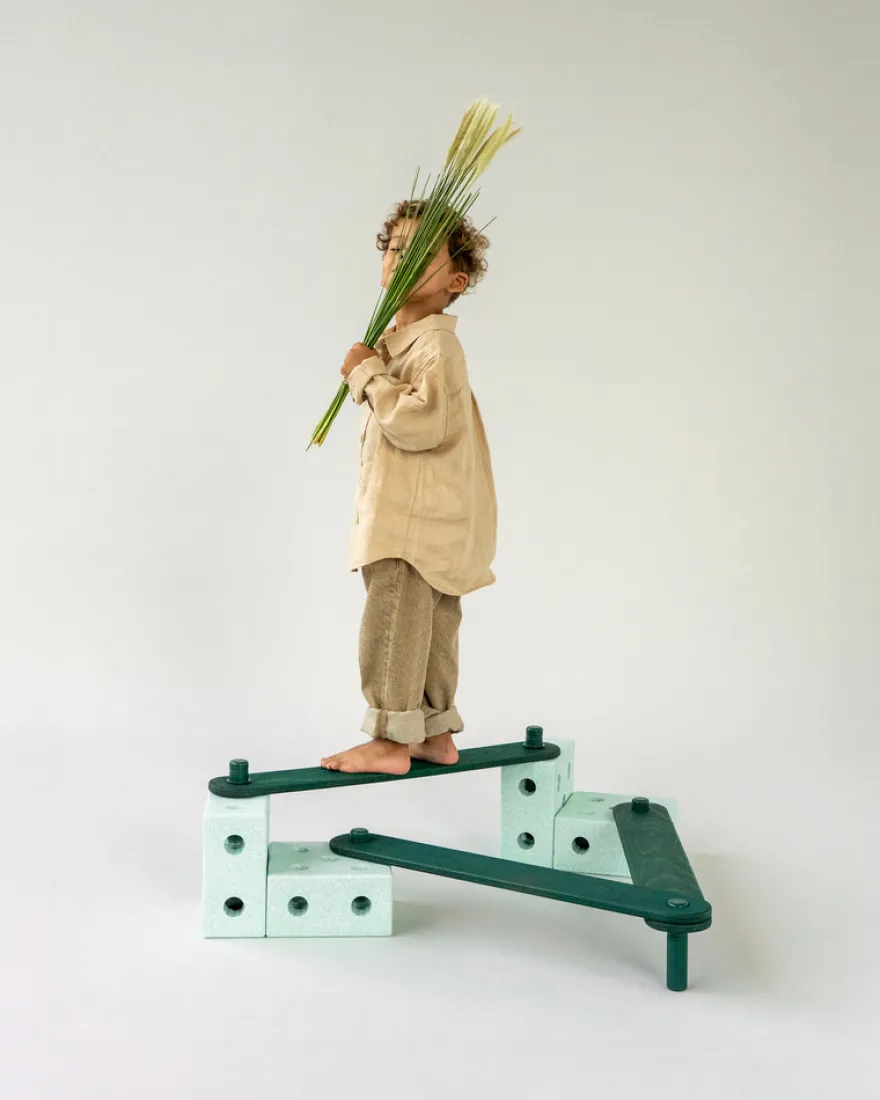 Balansbana - Ocean Mint/Forest Green