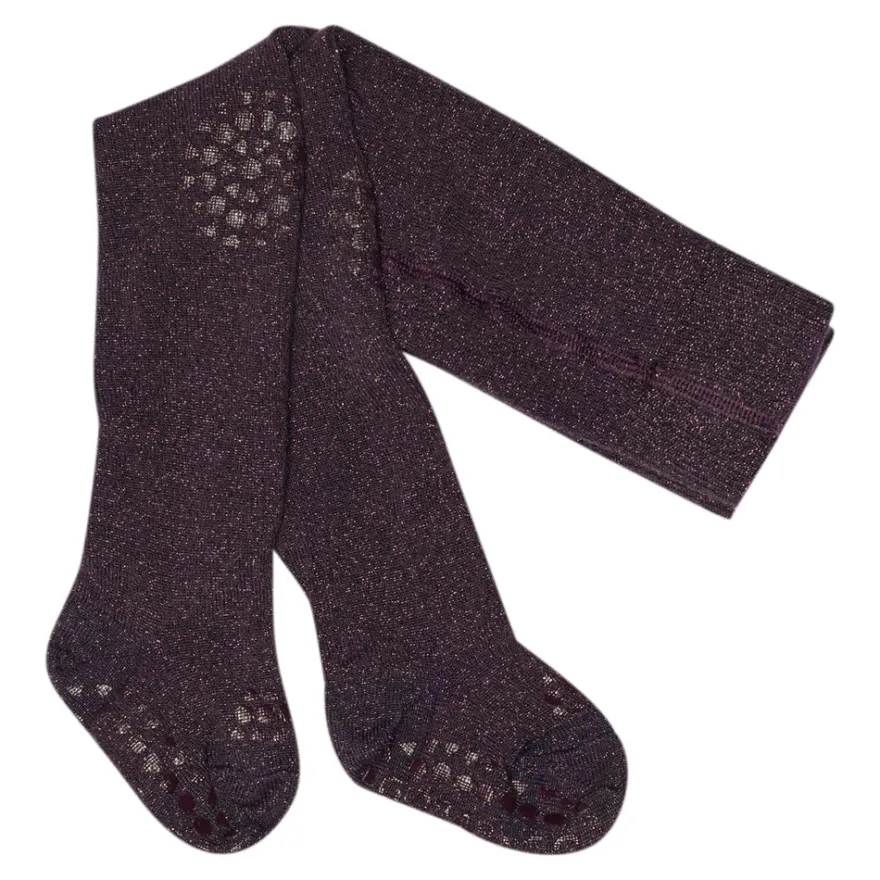 Bambustrumpbyxor Med Krypskydd - Dark Purple