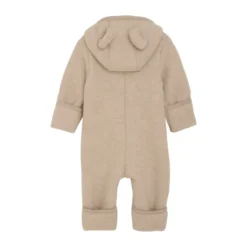 Barnvagnsoverall med Öron - Camel Melange