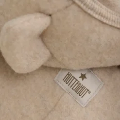Barnvagnsoverall med Öron - Camel Melange
