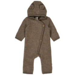 Barnvagnsoverall Woolly Merinoull/Fleece - Walnut Melange