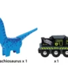 Batteritåg med Dinosaurier