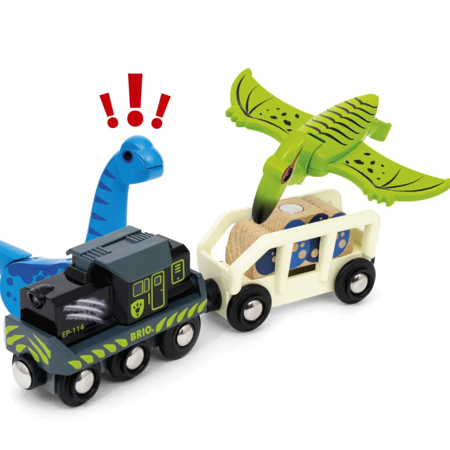 Batteritåg med Dinosaurier
