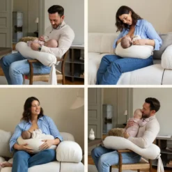 BbHugme Amningskudde - Soft White