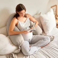 Bbhugme Gravid Och Amningskudde - Seashell Beige