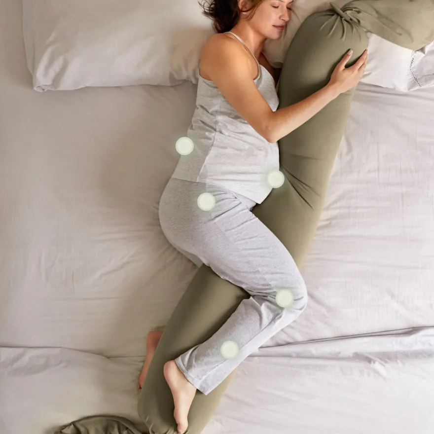 Bbhugme Gravid Och Amningskudde - Dusty Olive