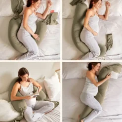 Bbhugme Gravid Och Amningskudde - Dusty Olive