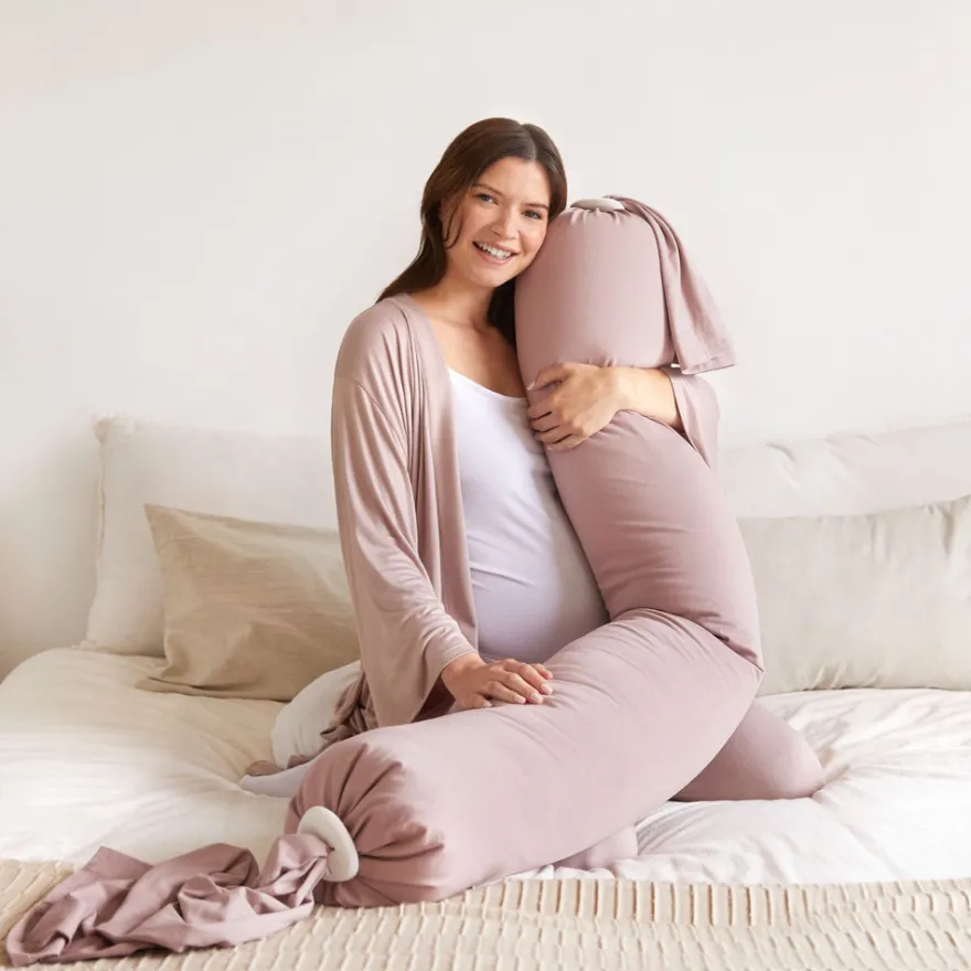 Bbhugme Gravid Och Amningskudde - Dusty Pink