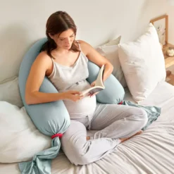 Bbhugme Gravid Och Amningskudde - Eucalyptus