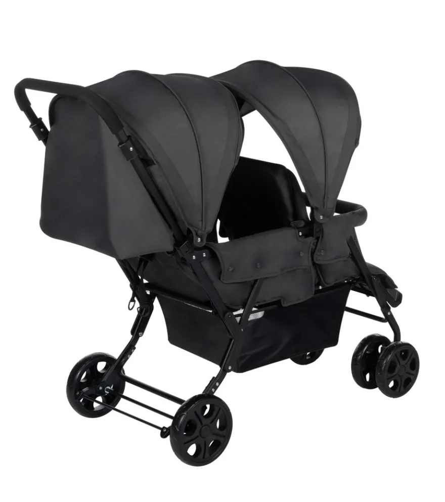 Bebeconfort Teamy Syskonvagn - Mineral Graphite