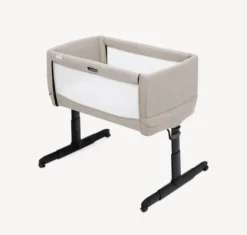 Bedside crib ihopfällbar, Roomie Go - Beige