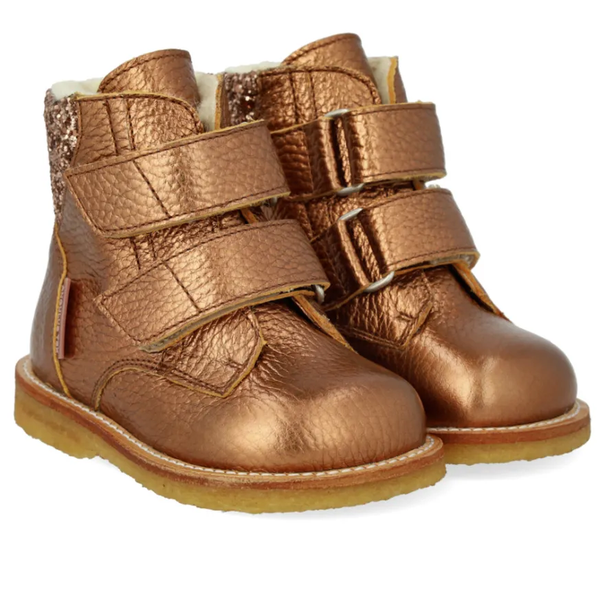 Begynder TEX-støvle med glitter og velcro