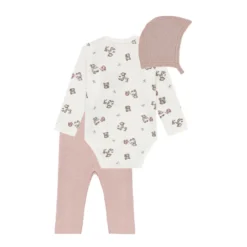 BeKids Bodyset m. Mössa - Nostalgia Rose