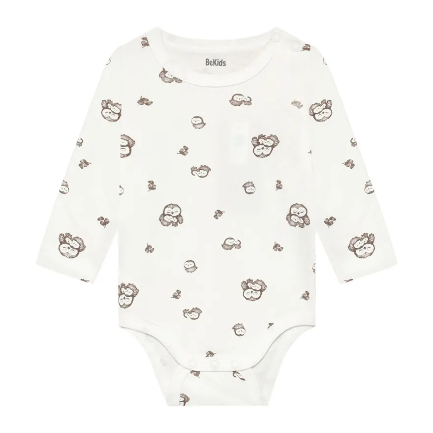 BeKids Bodyset m. Mössa - Silver Mink