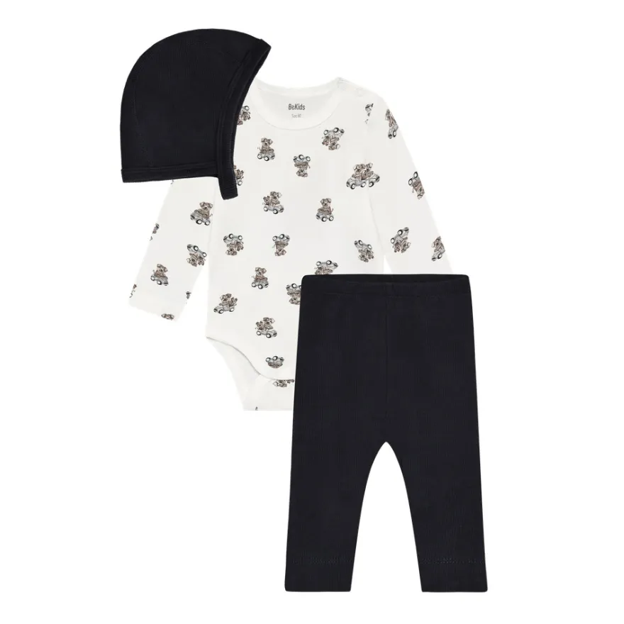BeKids Bodyset m. Mössa - Sky Captain