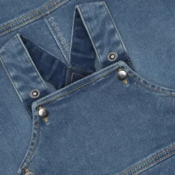 BeKids Denim Hängselbyxor - Faded Denim
