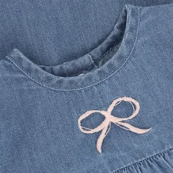 BeKids Klänning - Medium Blue Denim