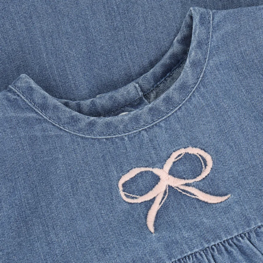 BeKids Klänning - Medium Blue Denim