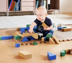 BeKids Lekmatta 9-pack - Cappuccino