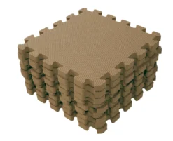 BeKids Lekmatta 9-pack - Cappuccino