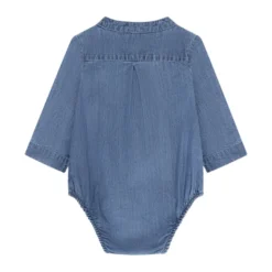 BeKids Långärmad Body - Medium Blue Denim