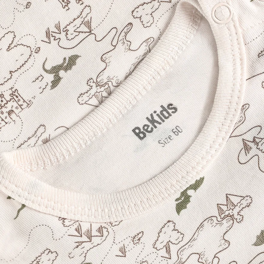 BeKids Långärmad Body - White Sand