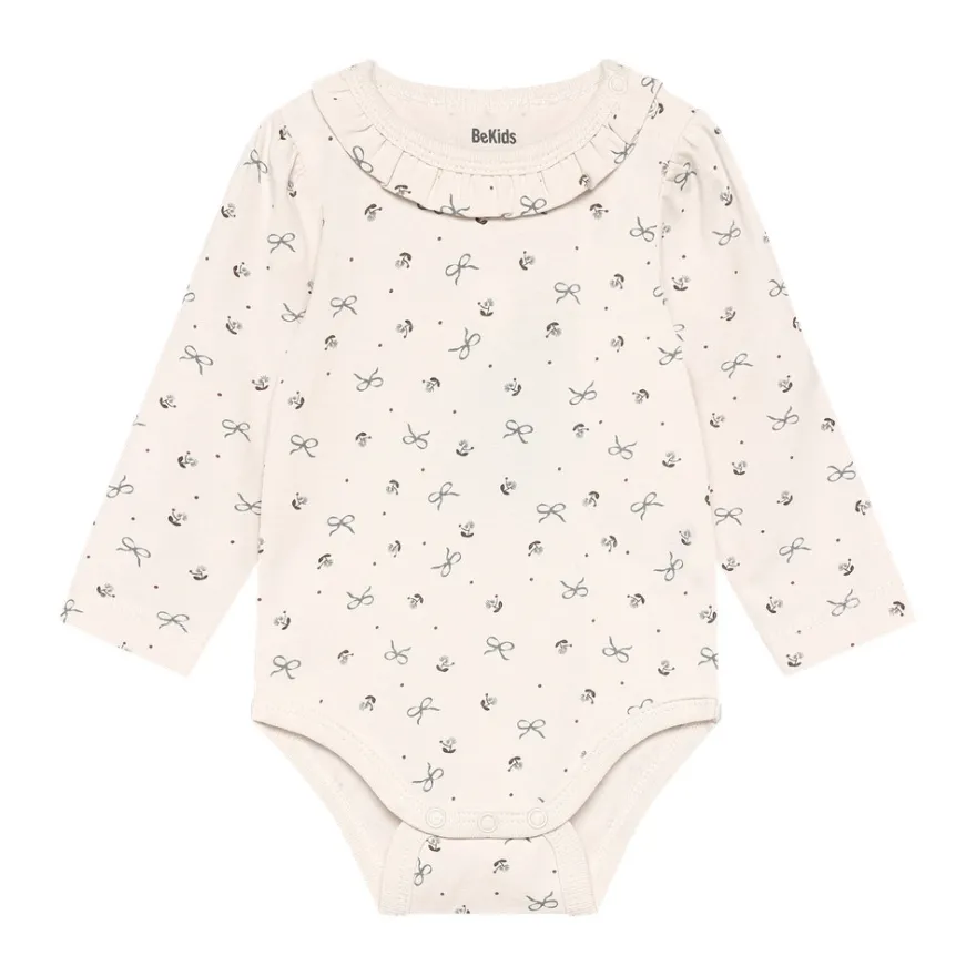 BeKids Långärmad Body - White Sand