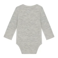 BeKids Långärmad Ullbody - Alloy Melange